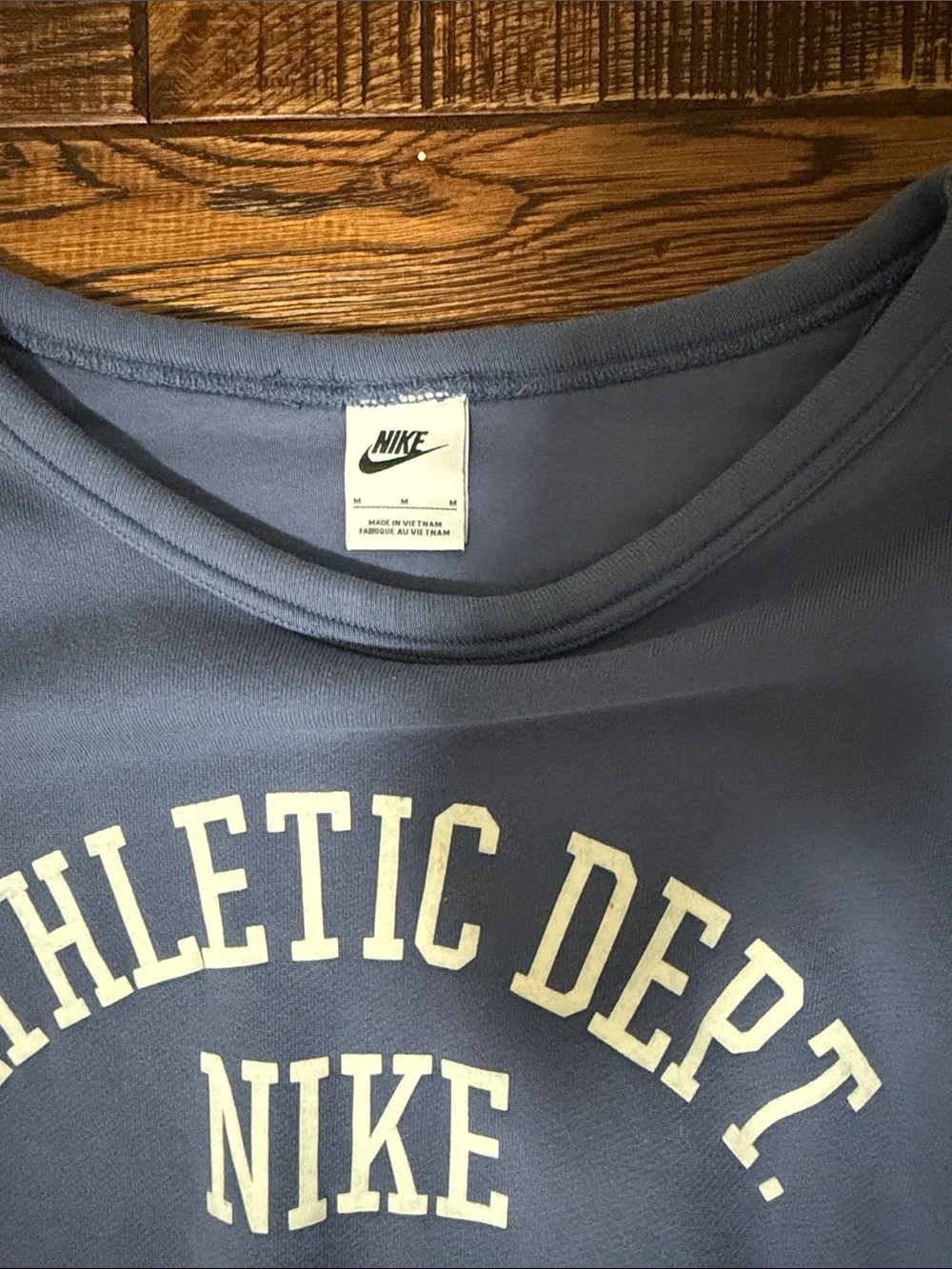 Nike Women's Slate Blue 'Athletic Dept.' Crewneck Sweatshirt